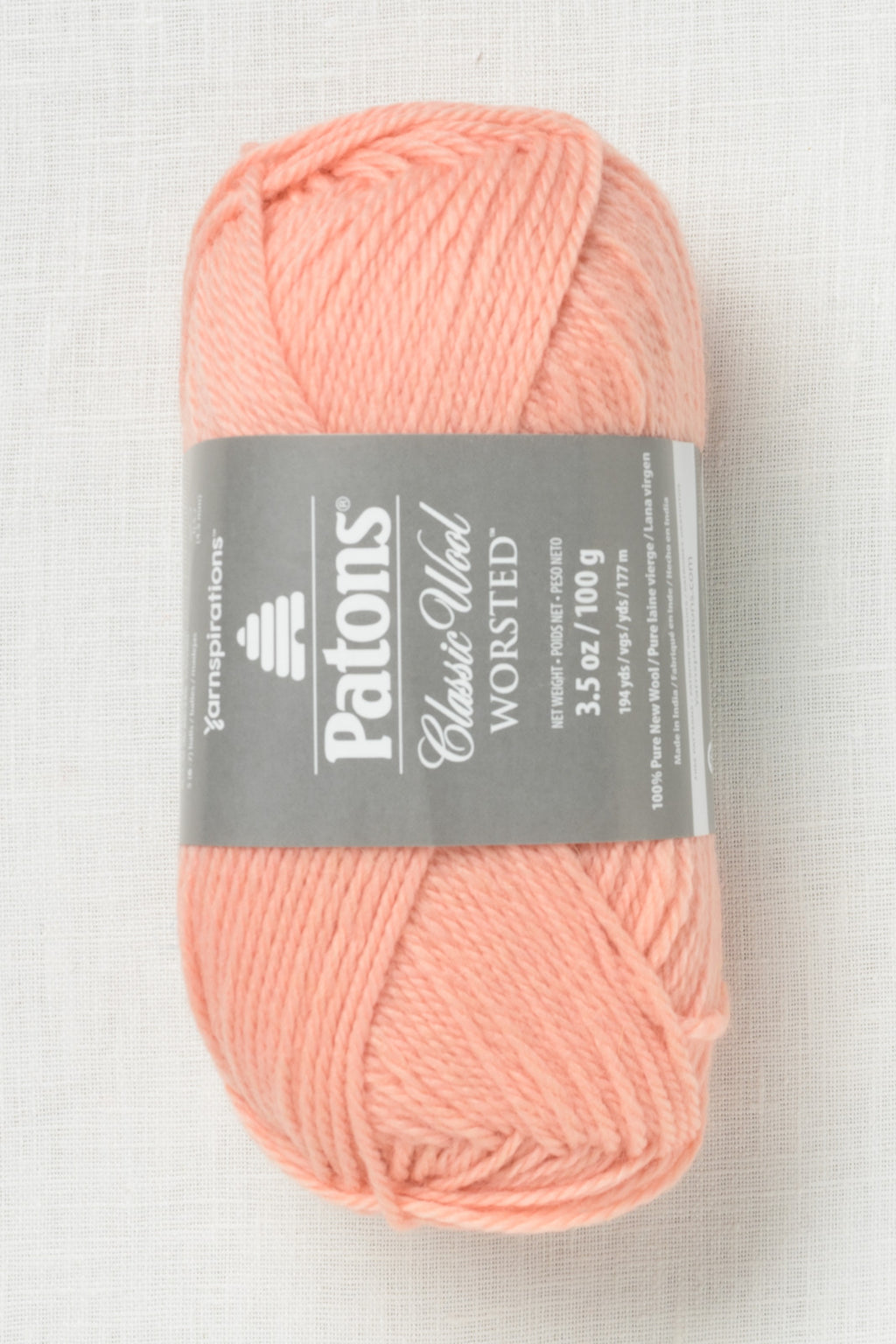 Patons Classic Wool Worsted Peach Blush