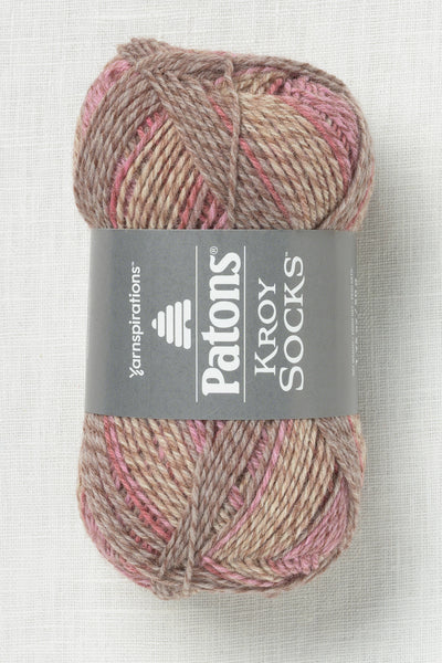 Patons Kroy Socks Brown Rose Marl