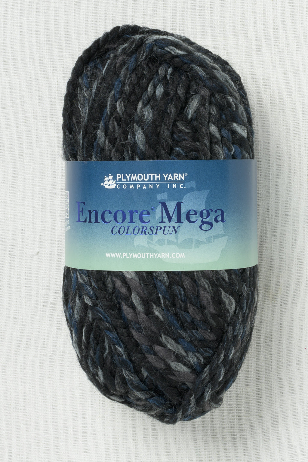 Plymouth Encore Mega Colorspun 7160 Charcoal