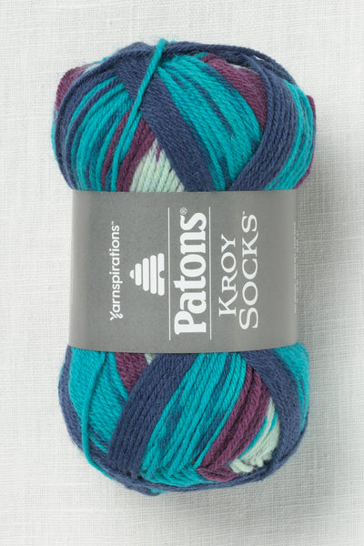 Patons Kroy Socks Blue Raspberry