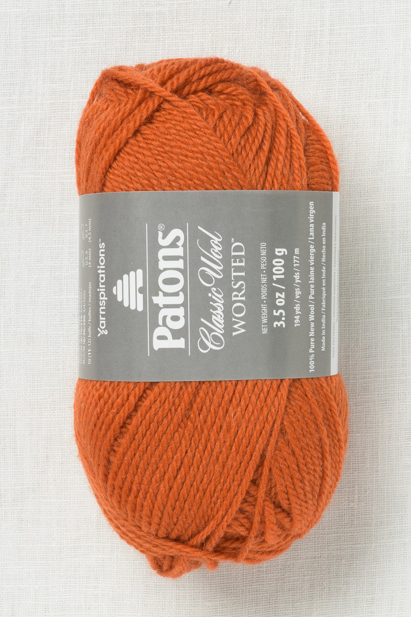 Patons Classic Wool Worsted Pumpkin