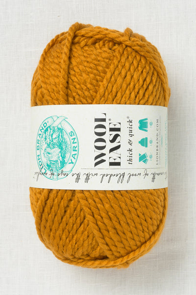 Lion Brand Wool Ease Thick & Quick 189A Butterscotch (170g)