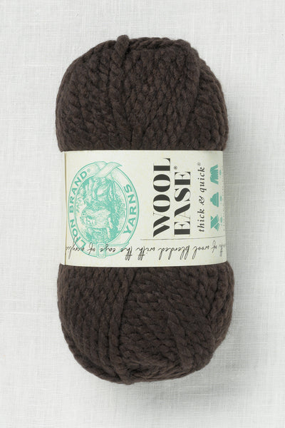 Lion Brand Wool Ease Thick & Quick 555F Black Walnut (140g)