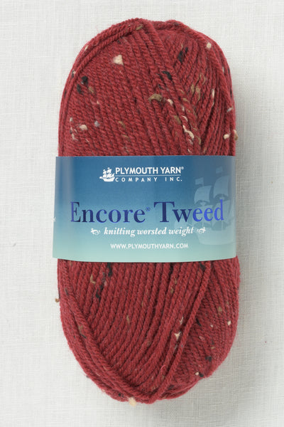 Plymouth Encore Worsted Tweed T212 Brick
