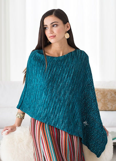 Malabrigo Bluebells Poncho Kit