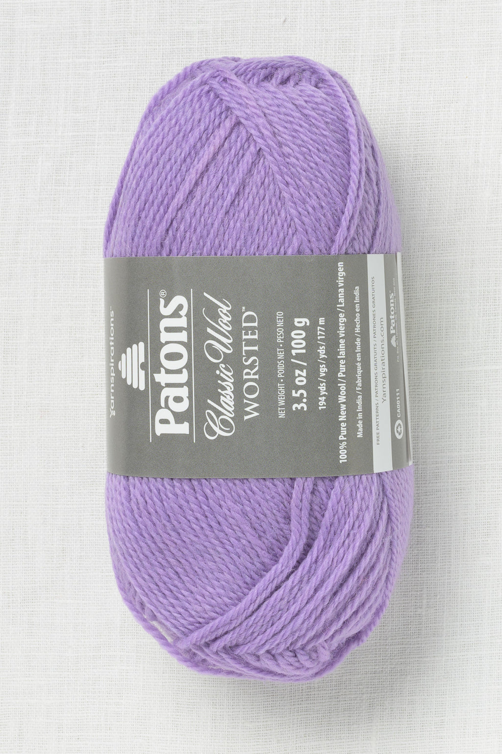 Patons Classic Wool Worsted Soft Orchid