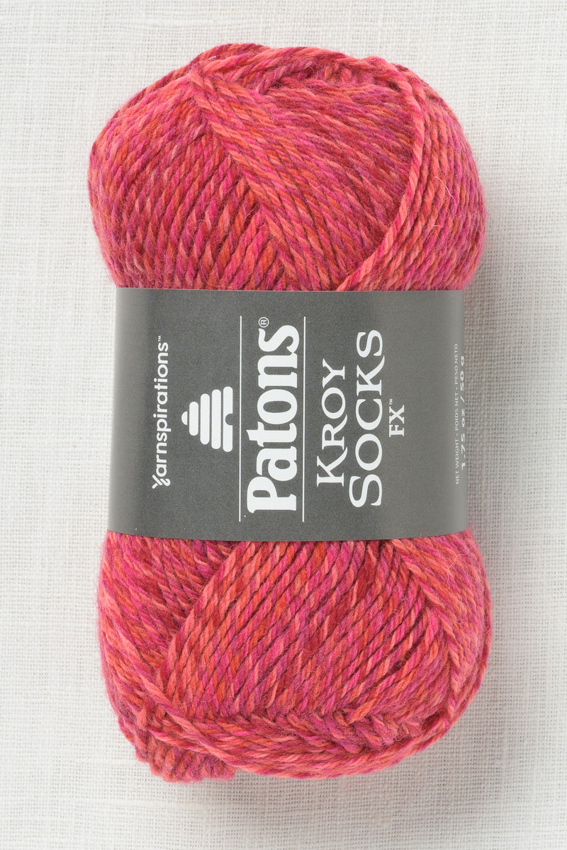 Patons Kroy Socks Geranium Colors