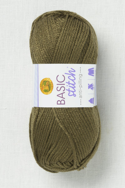 Lion Brand Basic Stitch Anti Pilling 132 Olive