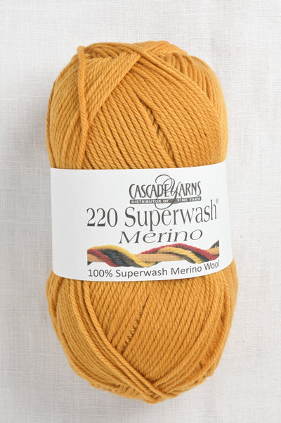 Cascade 220 Superwash Merino 05 Golden Yellow