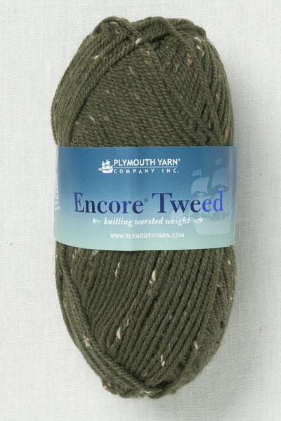 Plymouth Encore Worsted Tweed 3525 Hunter