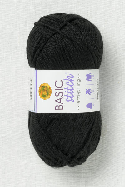 Lion Brand Basic Stitch Anti Pilling 153 Black