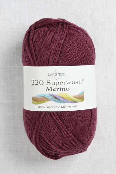 Cascade 220 Superwash Merino 108 Burgundy