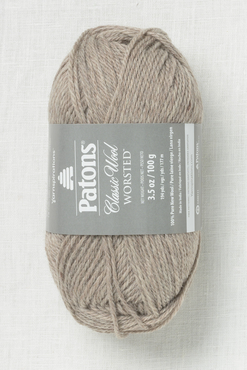 Patons Classic Wool Worsted Natural Mix