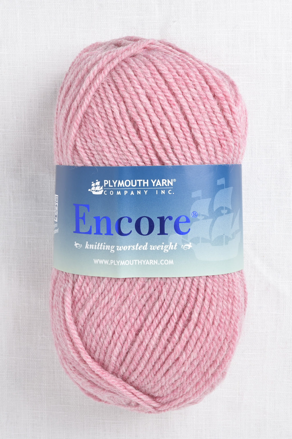 Plymouth Encore Worsted 241 Pink Heather