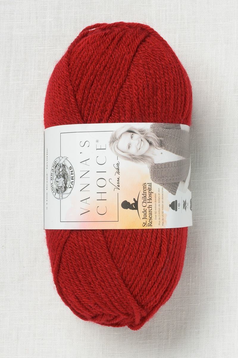 Lion Brand Vanna's Choice 180E Cranberry