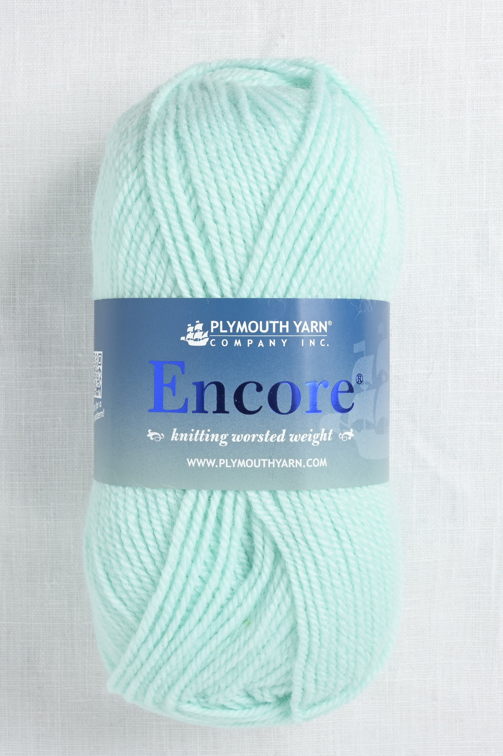 Plymouth Encore Worsted 1201 Pale Green