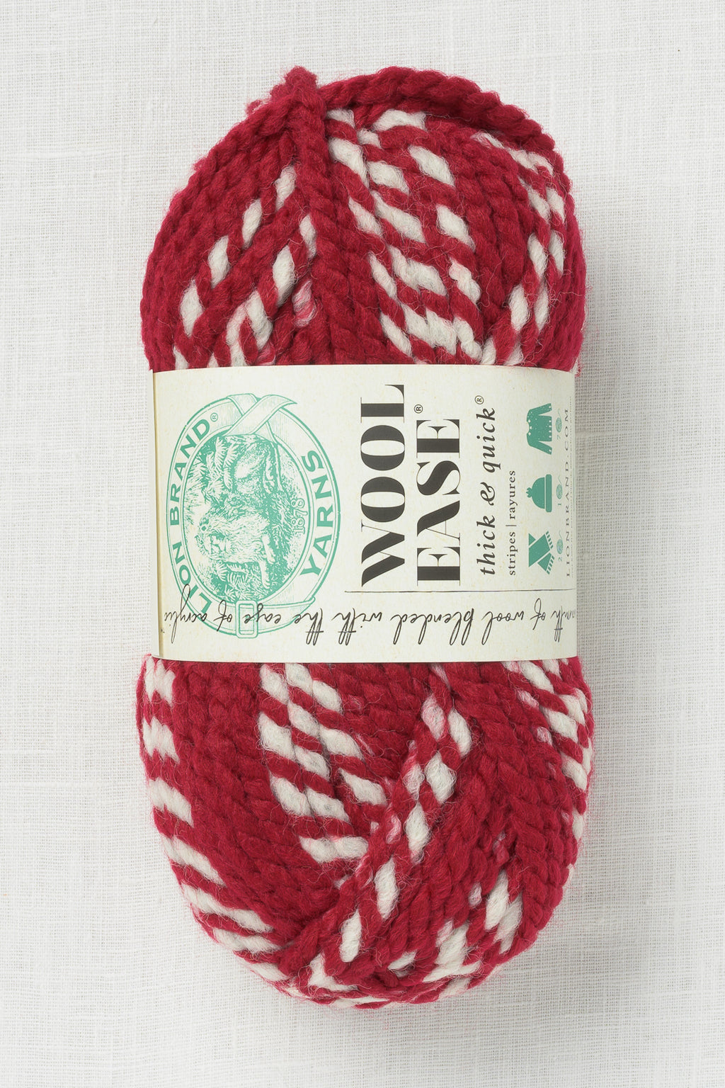 Lion Brand Wool Ease Thick & Quick 602A Crimson (140g)