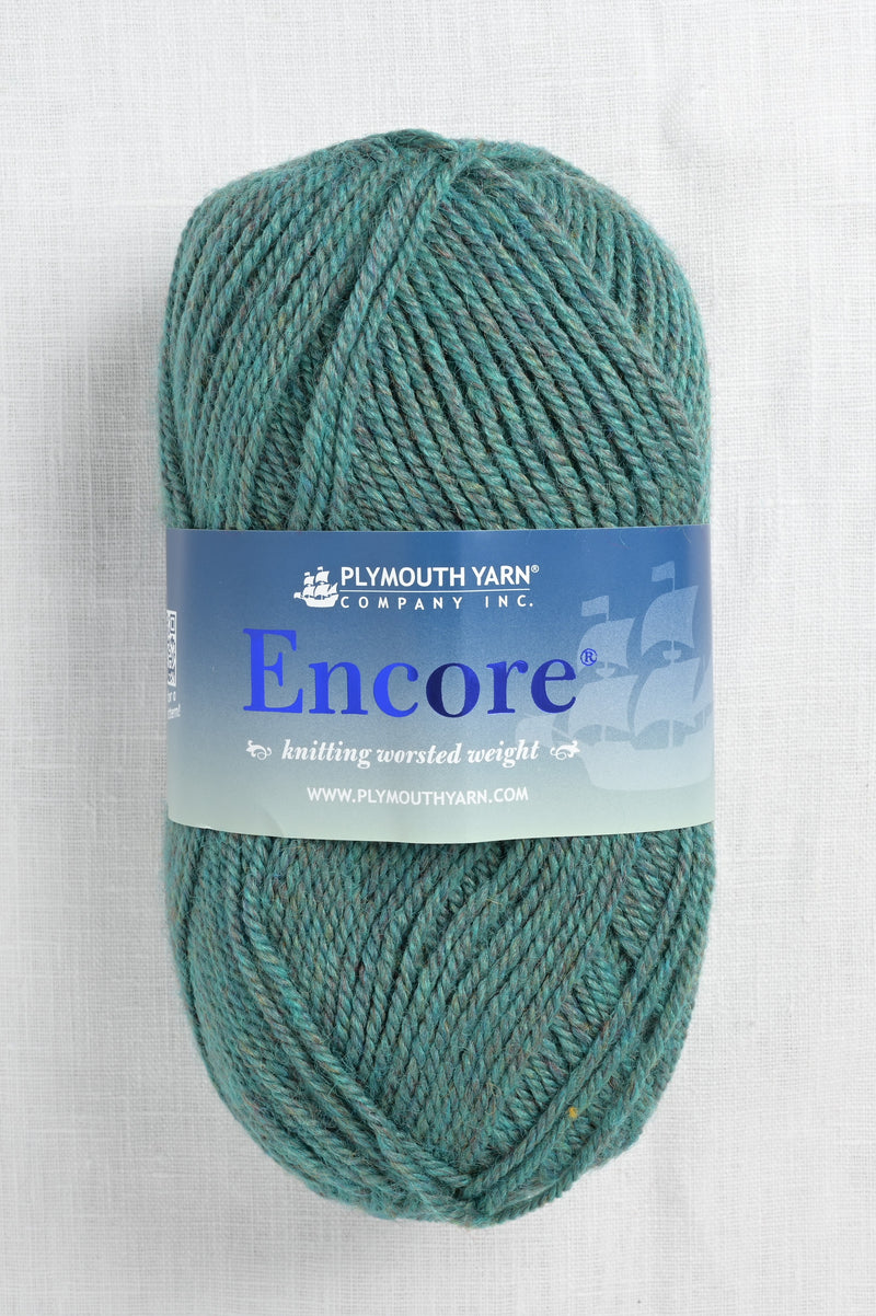 Plymouth Encore Worsted 687 Emerald Heather