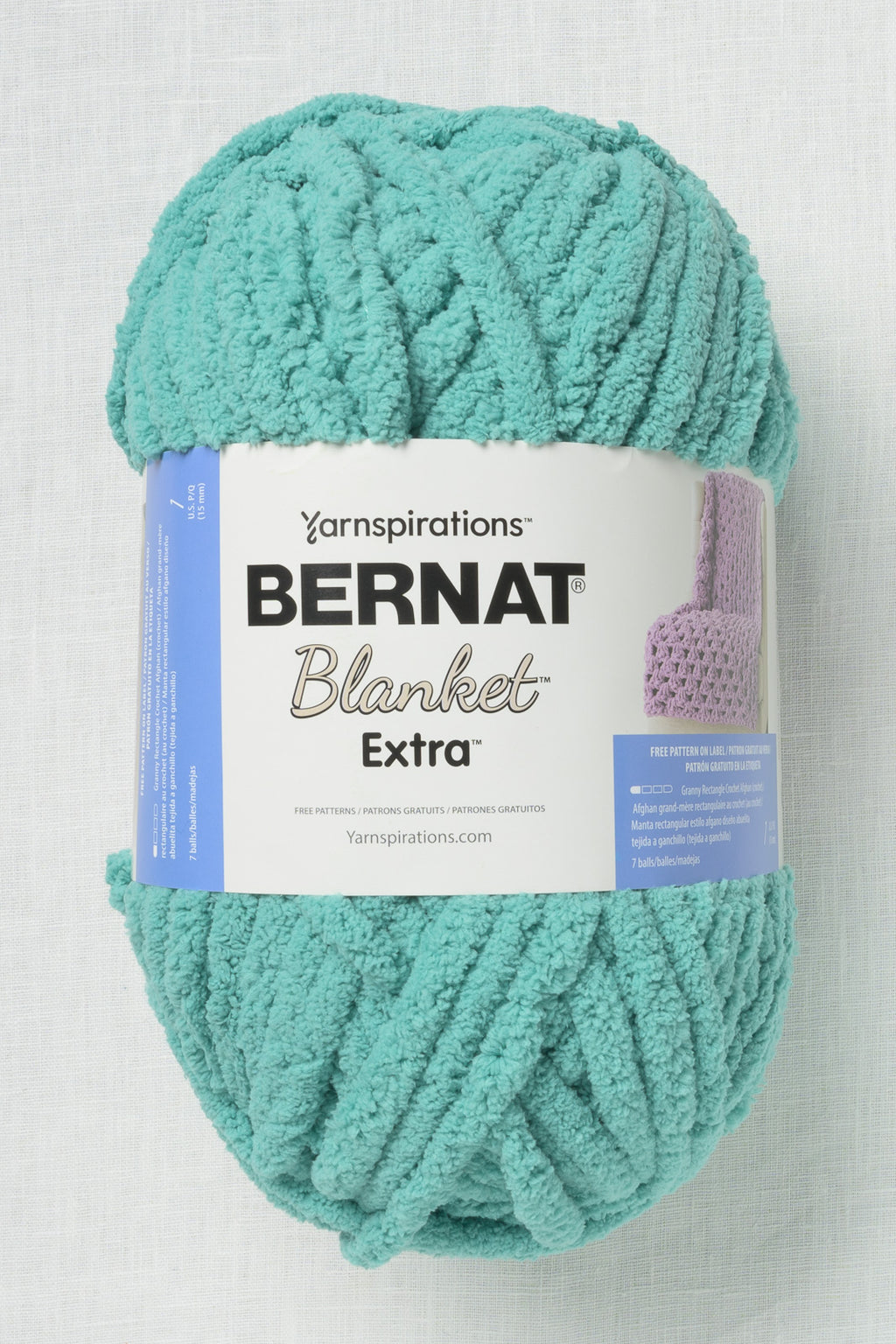 Bernat blanket online teal