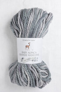 Plymouth Baby Alpaca Grande Hand Dye 37 Grey Mix