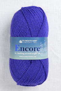 Plymouth Encore Worsted 1384 Bright Purple