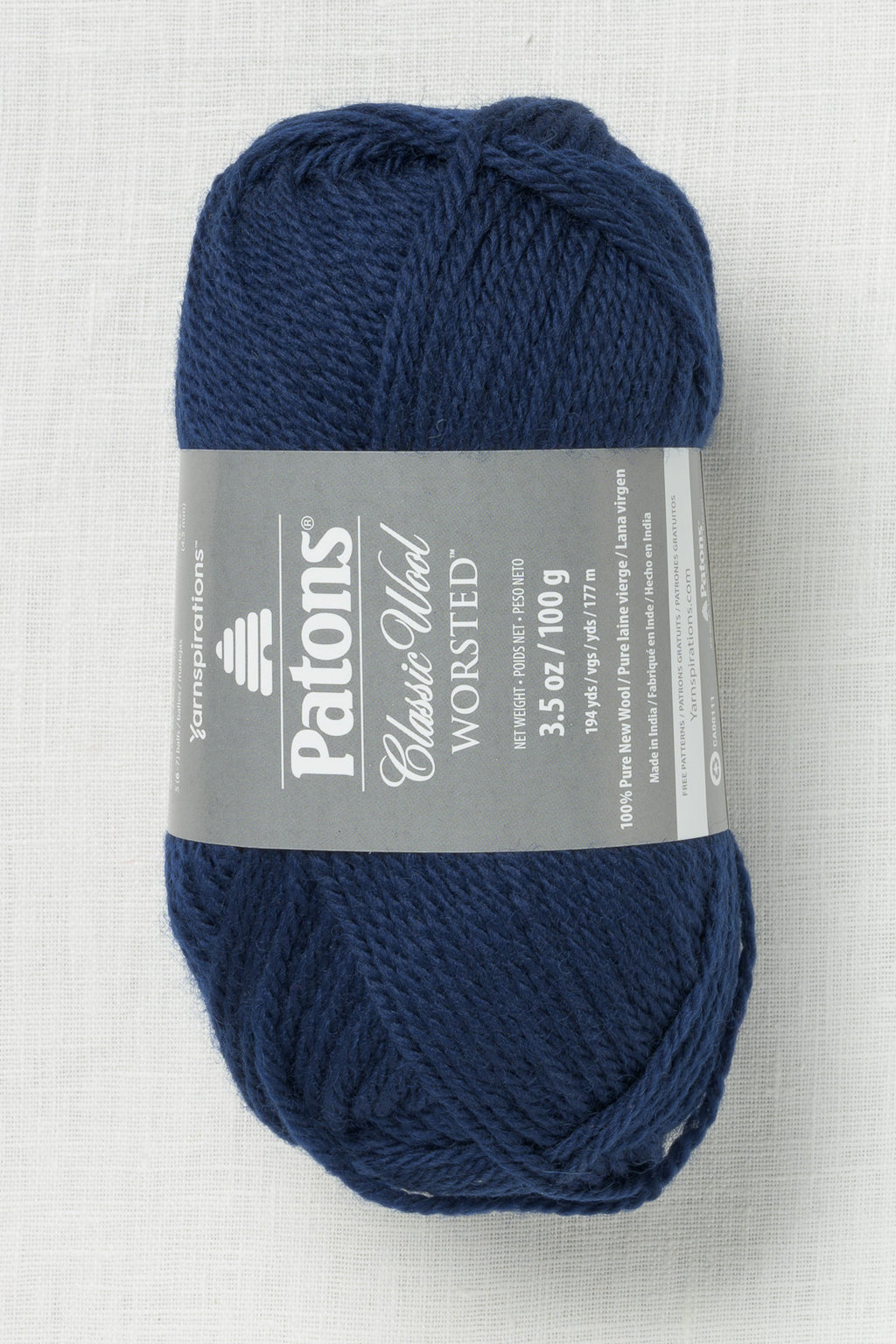 Patons Classic Wool Worsted Navy