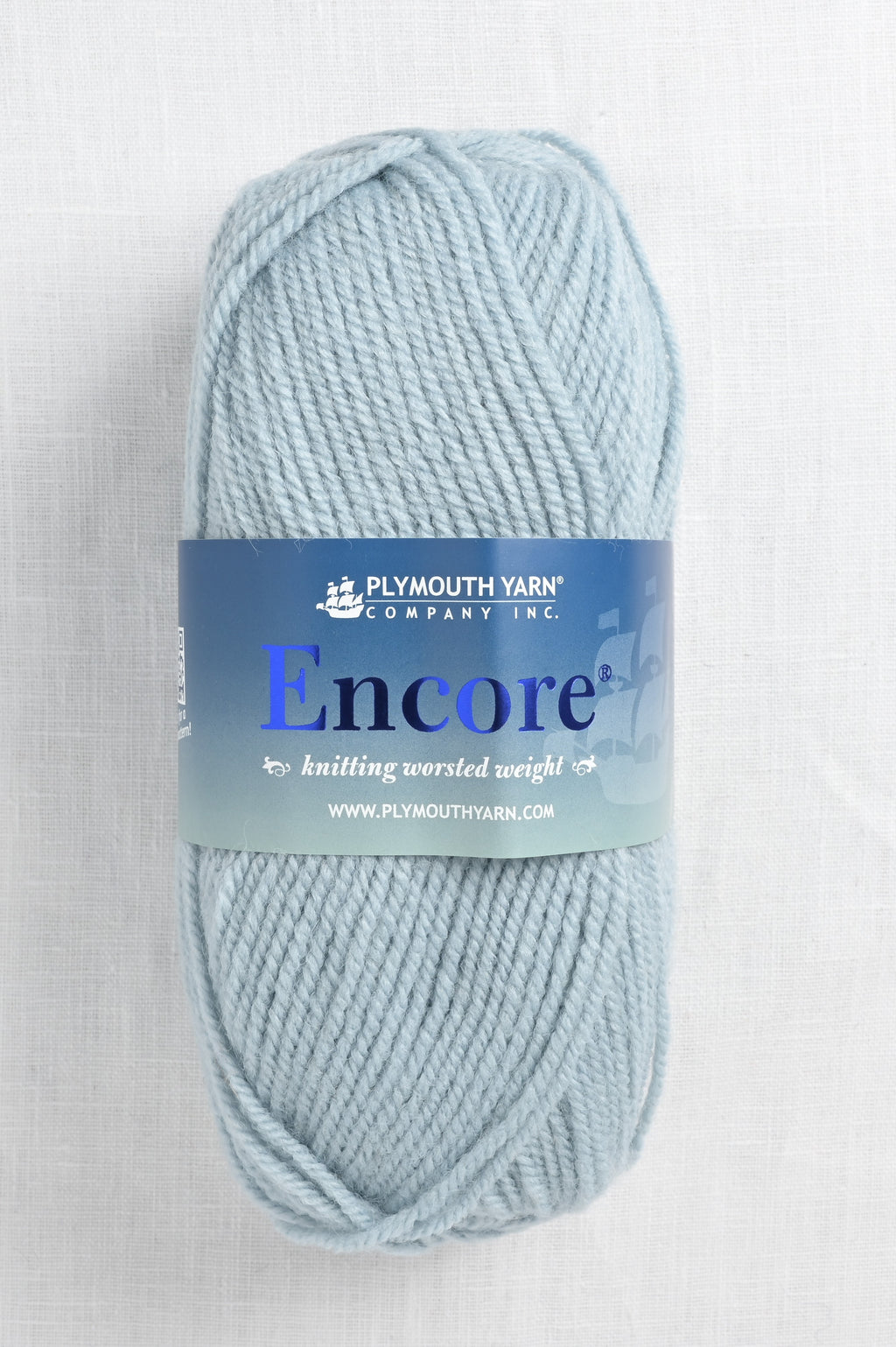 Plymouth Encore Worsted 9859 Tranquil Blue