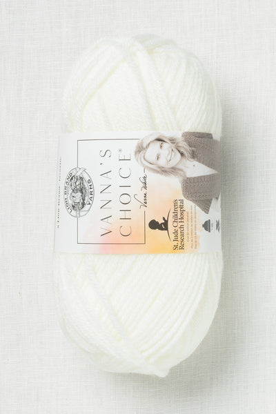 Lion Brand Vanna's Choice 100 White