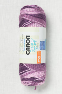 Caron Simply Soft Prints & Ombres Grape Purple