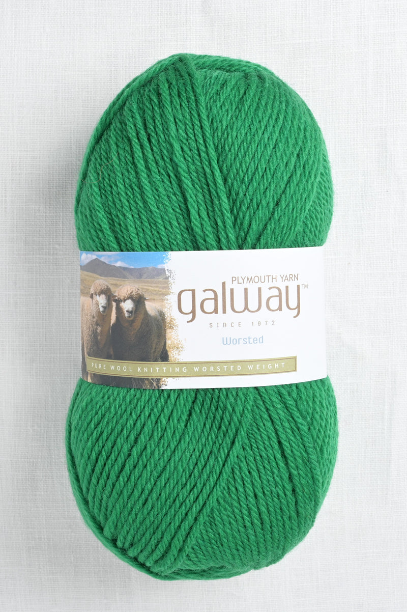 Plymouth Galway Worsted 17 Kelly Green