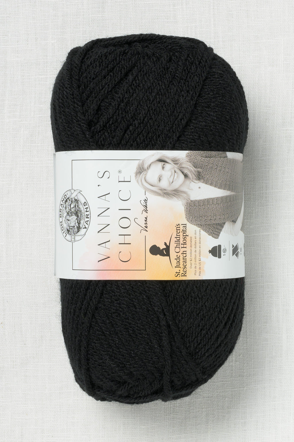 Lion Brand Vanna's Choice 153 Black